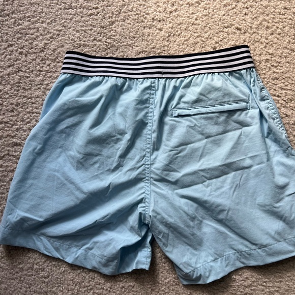 Ron Dorff Blue Men's Shorts with Striped Waistband - Picture 2 of 6